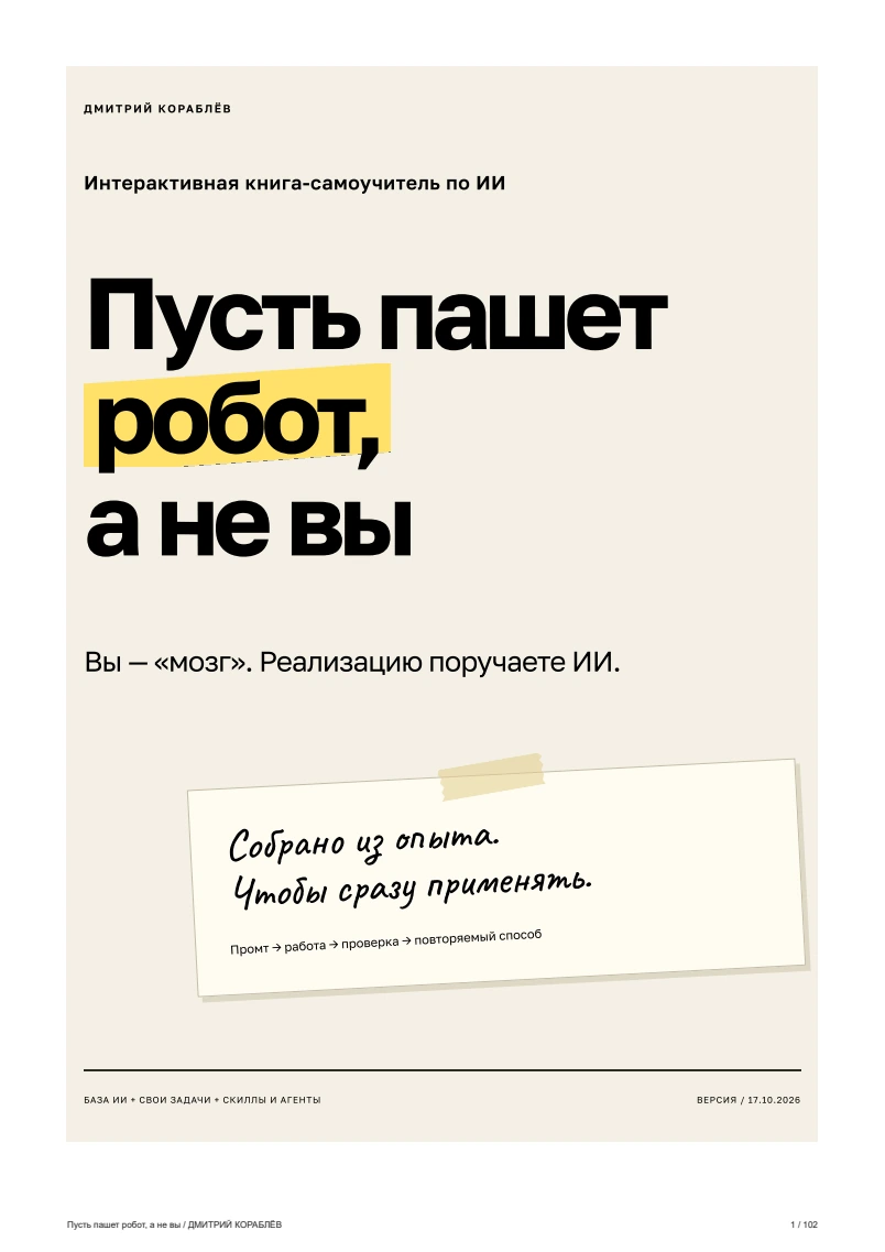 Страница 1: Начало книги